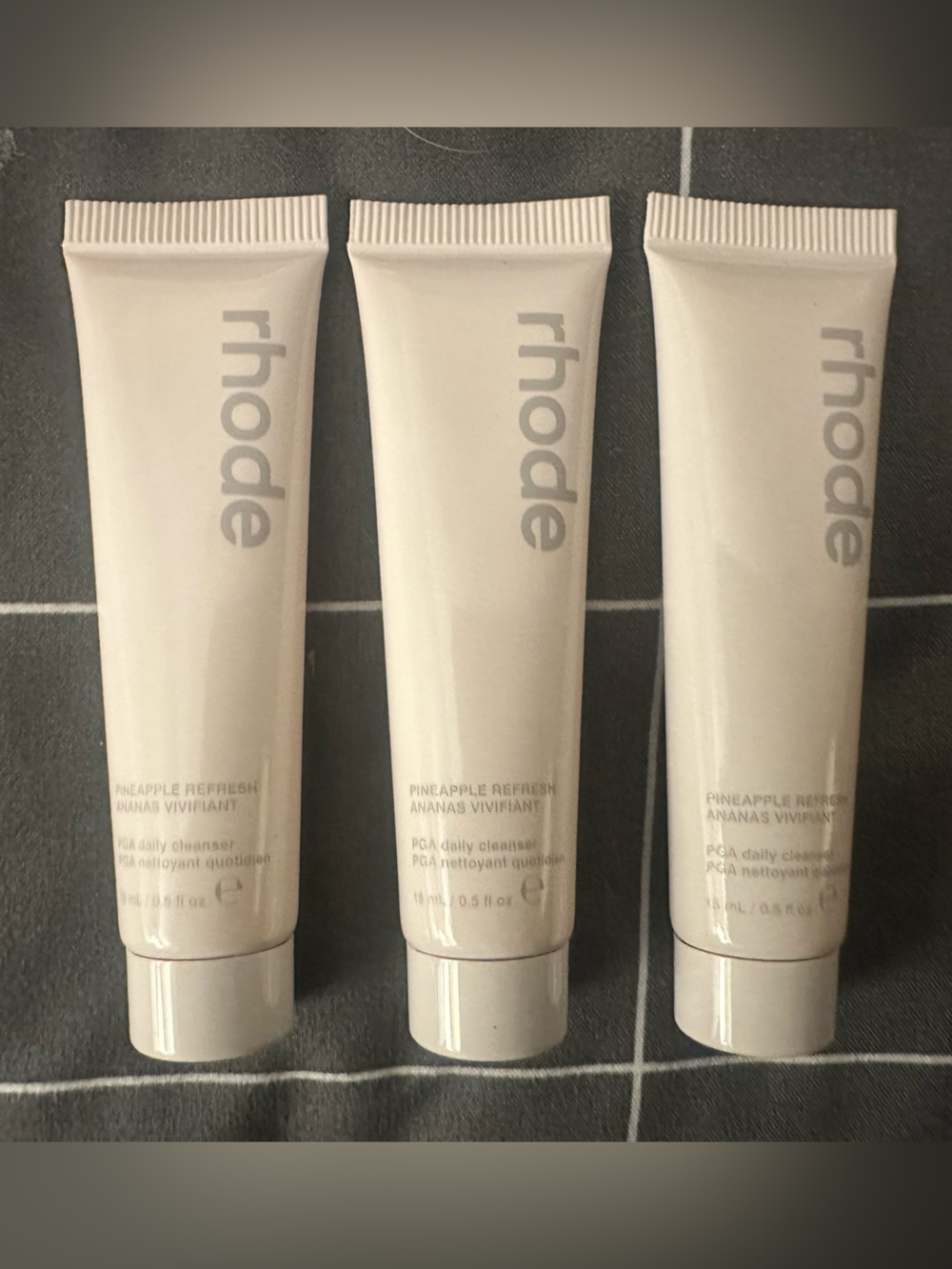 RHODE Pineapple Refresh Daily Cleanser (3 x 15ml)